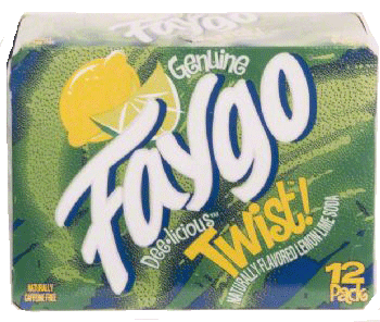 Faygo&nbsp;Twist&nbsp;lemon lime soda pop, 12-fl. oz. cans Full-Size Picture